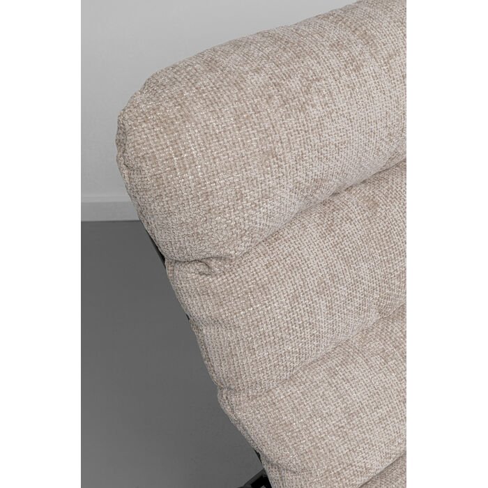 KARE DESIGN Vienna Swing gyngestol og skammel - beige polyester og stl