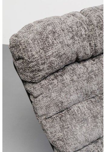 KARE DESIGN Vienna Swing gyngestol og skammel - gr polyester og stl