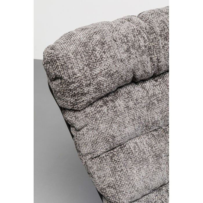 KARE DESIGN Vienna Swing gyngestol og skammel - gr polyester og stl