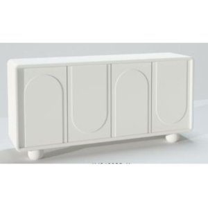 KARE DESIGN Paco sknk, m. lger og hylde - hvid MDF