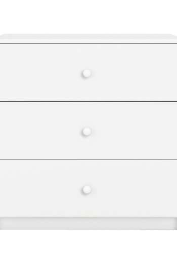 Babydreams Kinderkommode, mit 3 Schubladen - Laminat weiß