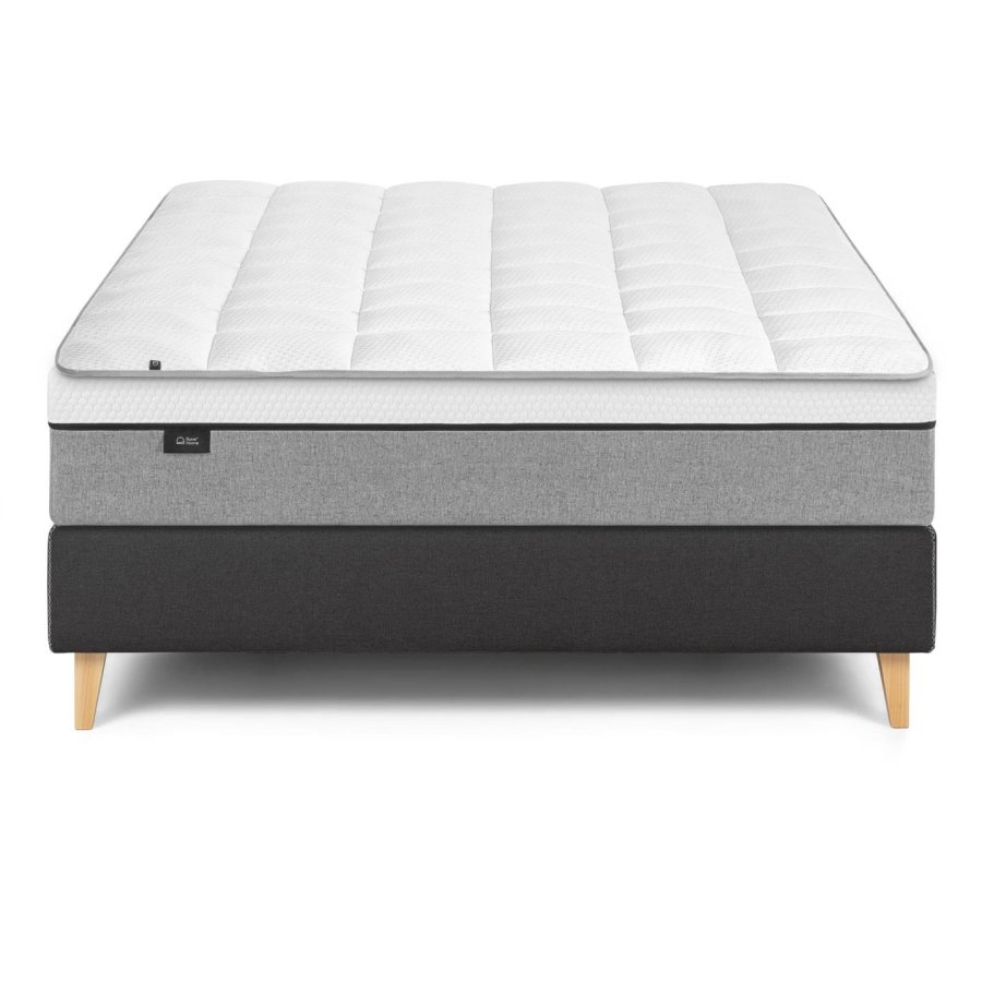 KAVE HOME Freya overmadrass - hvitt stoff (90x190)