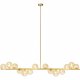 KARE DESIGN Scala Balls guldfarvet loftlampe - glas og stl (150cm)