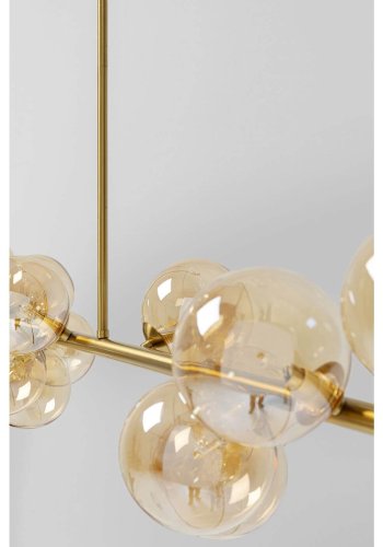 KARE DESIGN Scala Balls guldfarvet loftlampe - glas og stl (150cm)