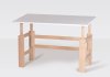 Manis-H Justerbart skrivbord med boktr�ram 115 cm - Skrivbord 115cm: 60/80X115x65cm