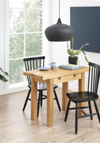 ACT NORDIC Kenley Klapptisch - Naturholz, mit Verlängerung (100x45)