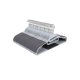 SONGMICS CRP41G t�jb�jle/jakkes�tsb�jle, S-formet �bning, skridsikker, 360� drejelig krog - metalkrog og lysegr�/m�rkegr� plastik (s�t med 20)