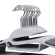 SONGMICS CRP41G t�jb�jle/jakkes�tsb�jle, S-formet �bning, skridsikker, 360� drejelig krog - metalkrog og lysegr�/m�rkegr� plastik (s�t med 20)