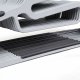 SONGMICS CRP41G t�jb�jle/jakkes�tsb�jle, S-formet �bning, skridsikker, 360� drejelig krog - metalkrog og lysegr�/m�rkegr� plastik (s�t med 20)