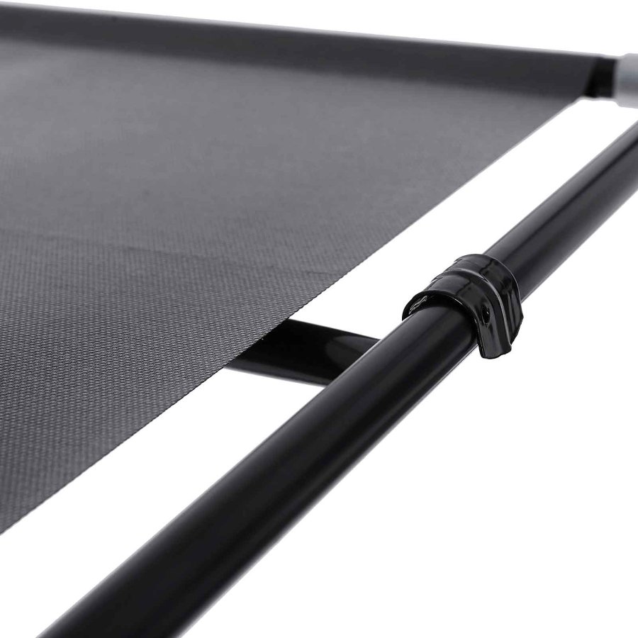 SONGMICS B�rbar Garderobe, Sammenklappelig Skab, T�jopbevaringsorganisator med B�jleskinne, Hylder, Stofbetr�k, Til Sovev�relse, Garderobe, 150 x 45 x 175 cm, Gr� LSF03G