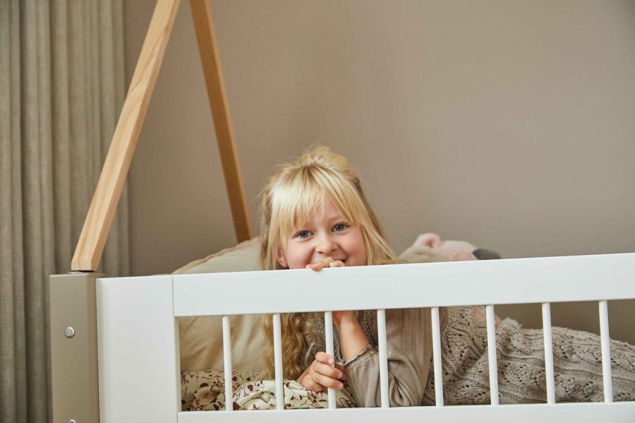 Manis-H Mimer Enkels�ng med ribbor och l�dor - 160 cm - 90x160