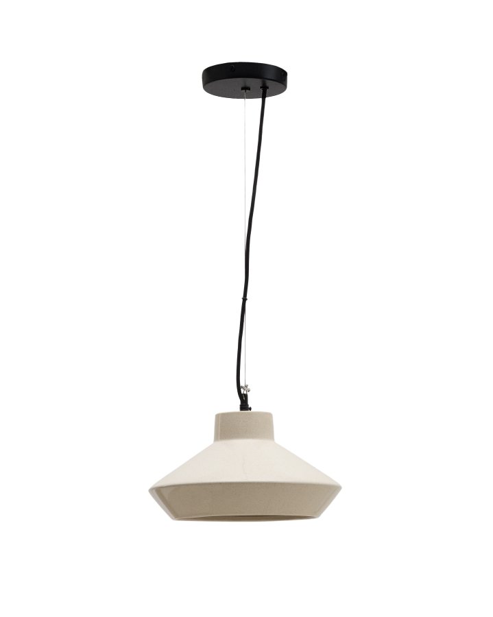 KAVE HOME Portol beige keramisk taklampe