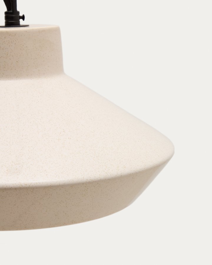 KAVE HOME Portol beige keramisk taklampe