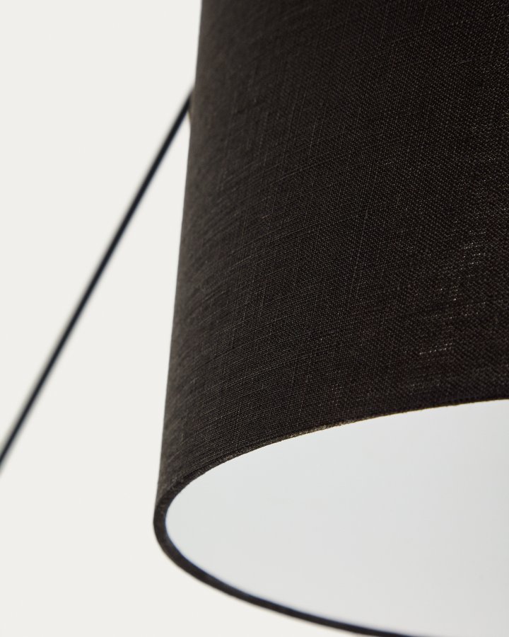 KAVE HOME Jex vegglampe laget av svartmalt metall