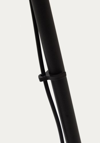 KAVE HOME Orey gulvlampe i svart metall med spotlight i flere posisjoner