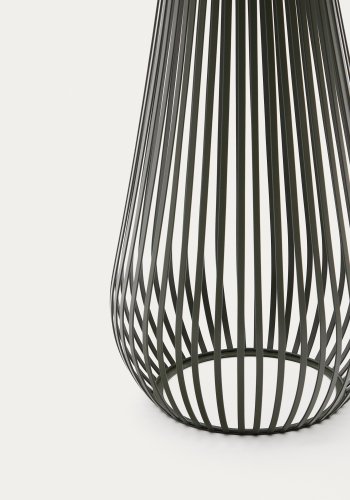 KAVE HOME Reiba grnn solcelledrevet gulvlampe i metall