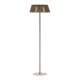 KAVE HOME Aldet utendrs solcelledrevet gulvlampe i gr tauledning 46 cm