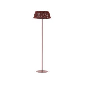 KAVE HOME Aldet udendrs solcelle gulvlampe, brbar - terracotta tovsnor og aluminium (46)