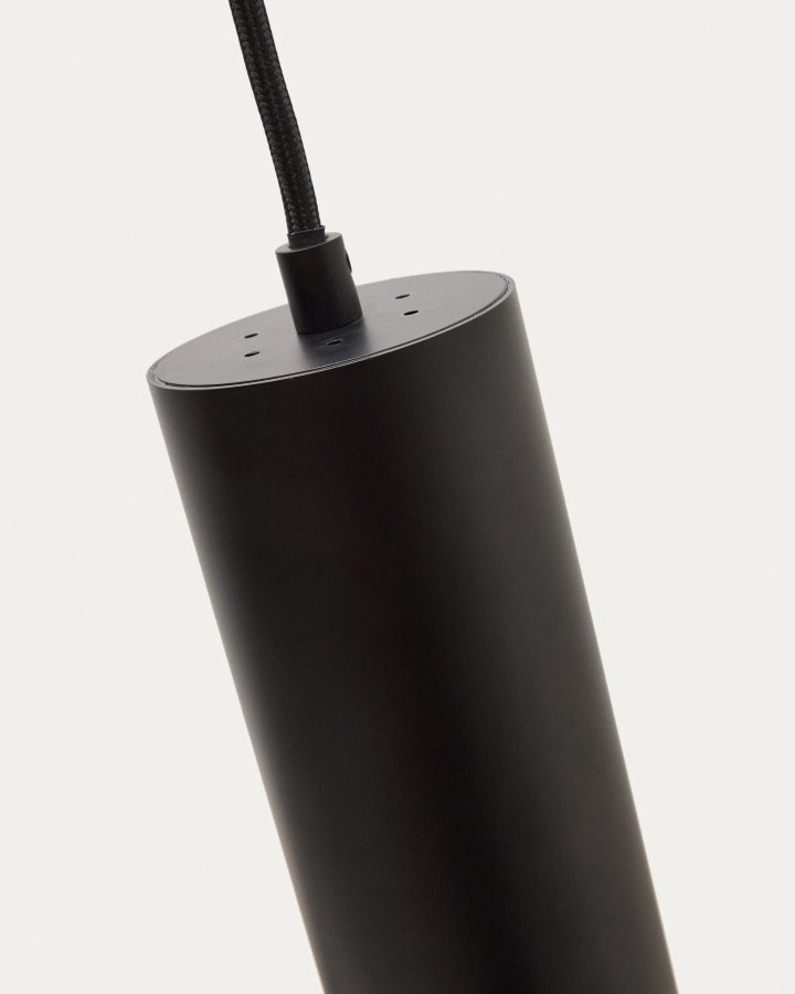 KAVE HOME Andia taklampe i aluminium med svartlakkert finish