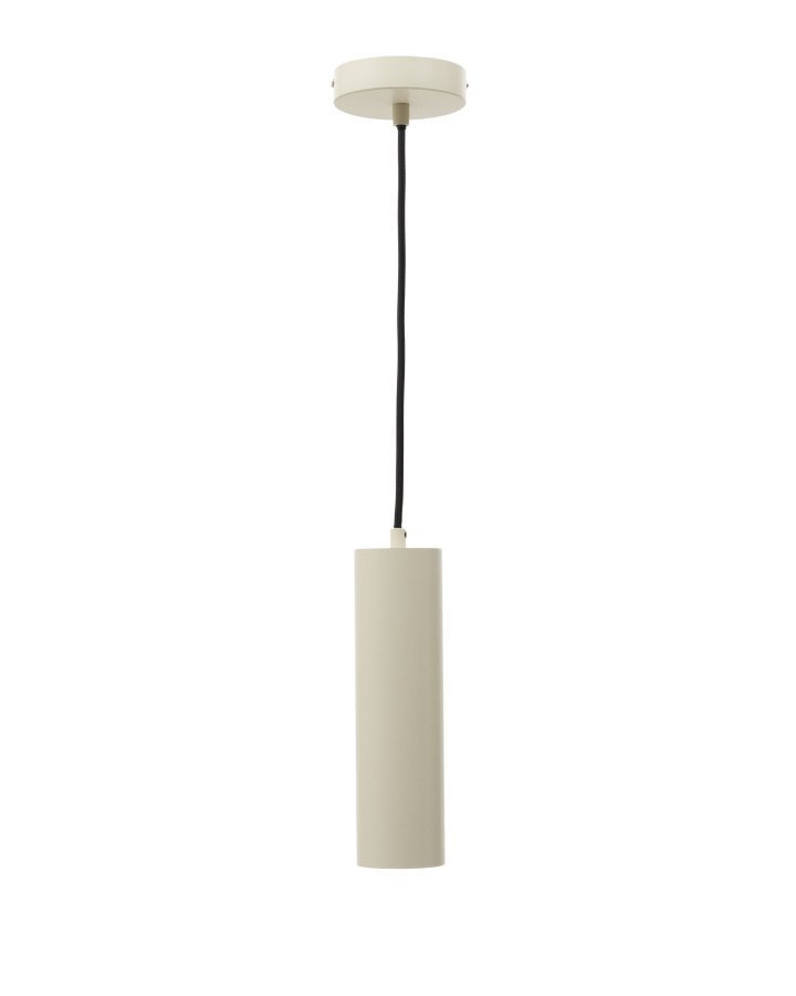 KAVE HOME Andia taklampe i aluminium med beige lakkert overflate