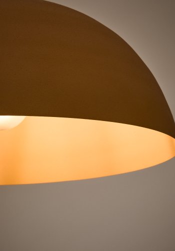 KAVE HOME Nibla taklampe i metall med terrakottaeffekt 46 cm