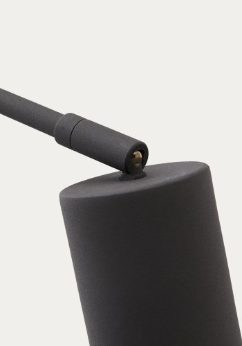 KAVE HOME Manie skrivebordslampe i metall med svart stpejernseffekt