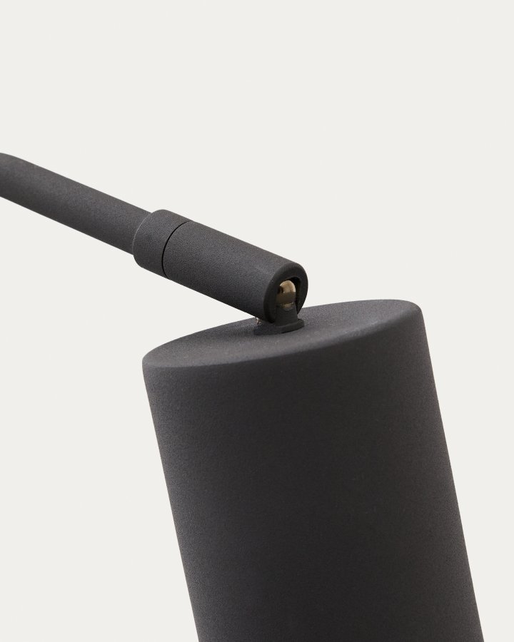 KAVE HOME Manie skrivebordslampe i metall med svart stpejernseffekt