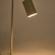 KAVE HOME Manie skrivebordslampe i metall med beige teksturert overflate