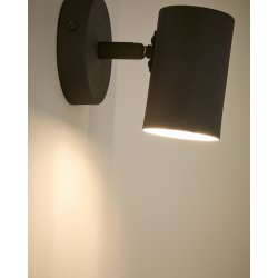 KAVE HOME Manie v�glampe - sort metal med st�bejernseffekt finish - KAVE HOME
