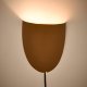 KAVE HOME Nibla veggmontert lampe i metall med terrakottaeffekt