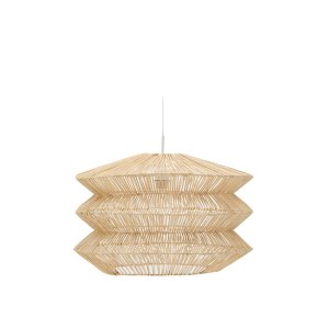 KAVE HOME Dakit taklampeskjerm i X med lys finish 60 x 40 cm