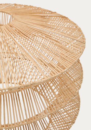 KAVE HOME Dakit taklampeskjerm i X med lys finish 60 x 40 cm