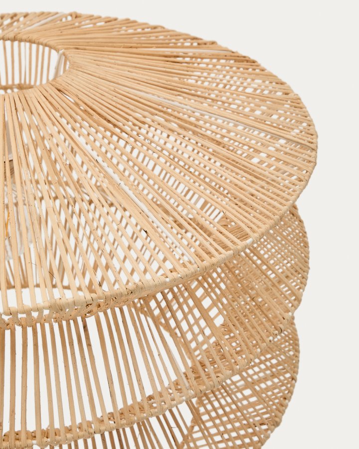 KAVE HOME Dakit taklampeskjerm i X med lys finish 60 x 40 cm