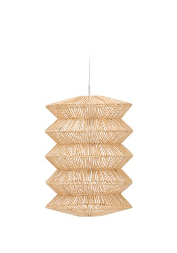 KAVE HOME Dakit taklampeskjerm i X med lys finish 40 x 54 cm