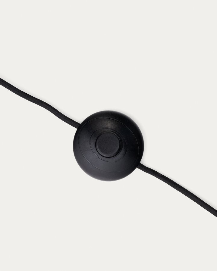 KAVE HOME Neuda gulvlampe i rotting med lys finish