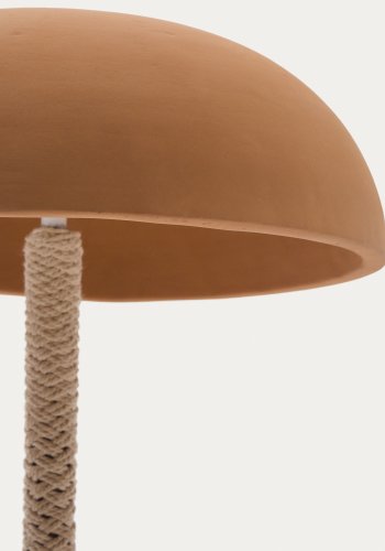 KAVE HOME Arinda bordlampe i terrakotta