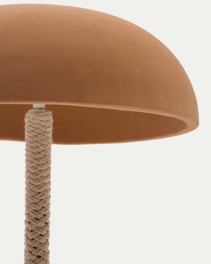 KAVE HOME Arinda bordlampe i terrakotta