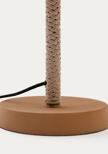 KAVE HOME Arinda bordlampe i terrakotta