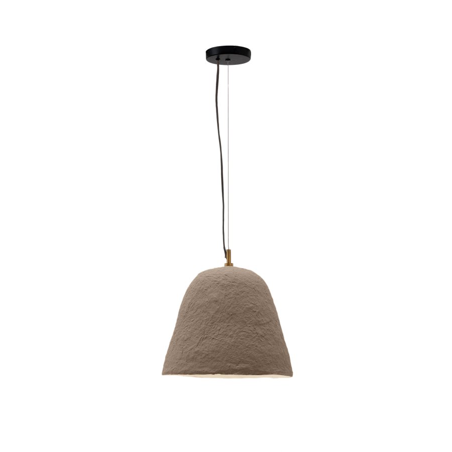 KAVE HOME Lisora taklampe i brun pappmach 25cm