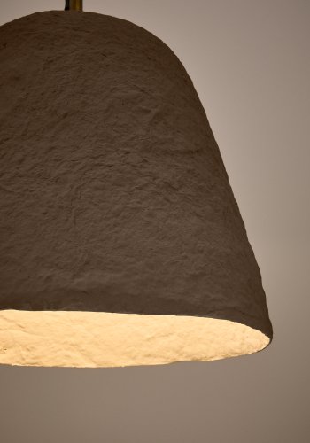 KAVE HOME Lisora taklampe i brun pappmach 25cm