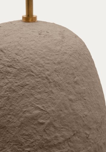 KAVE HOME Lisora taklampe i brun pappmach 25cm