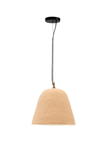 KAVE HOME Lisora taklampe i beige pappmach 25cm