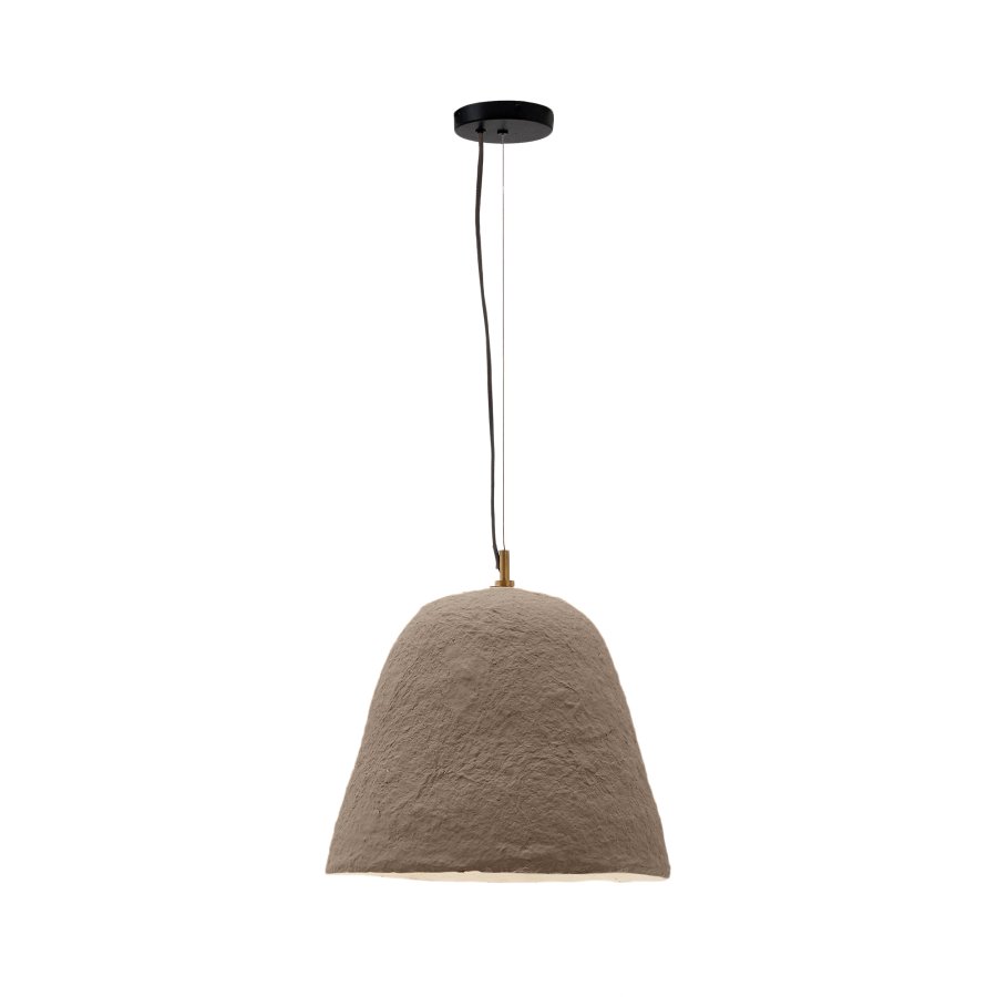 KAVE HOME Lisora taklampe i brun pappmach 35cm