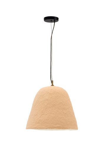 KAVE HOME Lisora taklampe i beige pappmach 35cm