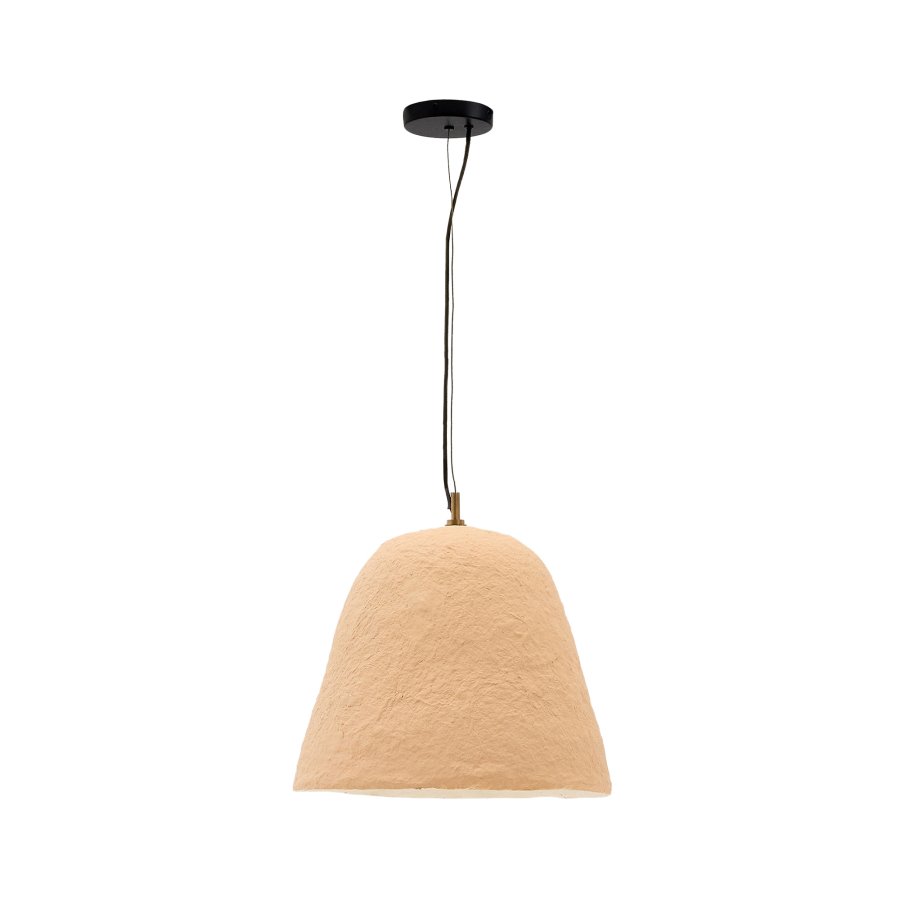 KAVE HOME Lisora taklampe i beige pappmach 35cm