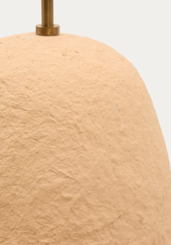KAVE HOME Lisora taklampe i beige pappmach 35cm
