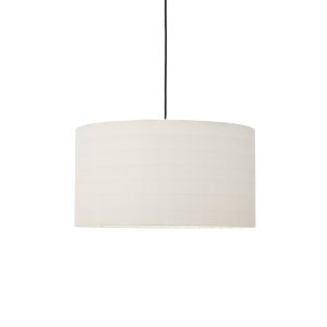 KAVE HOME Dulan loftlampesk�rm, rund - hvid bomuld (�45)