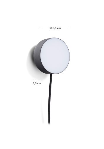 KAVE HOME Spotlight i orey black metal