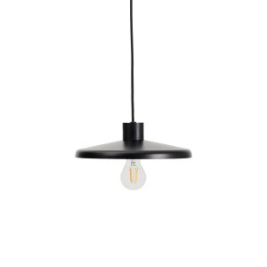 KAVE HOME Nuvira loftlampe - sort satin metal