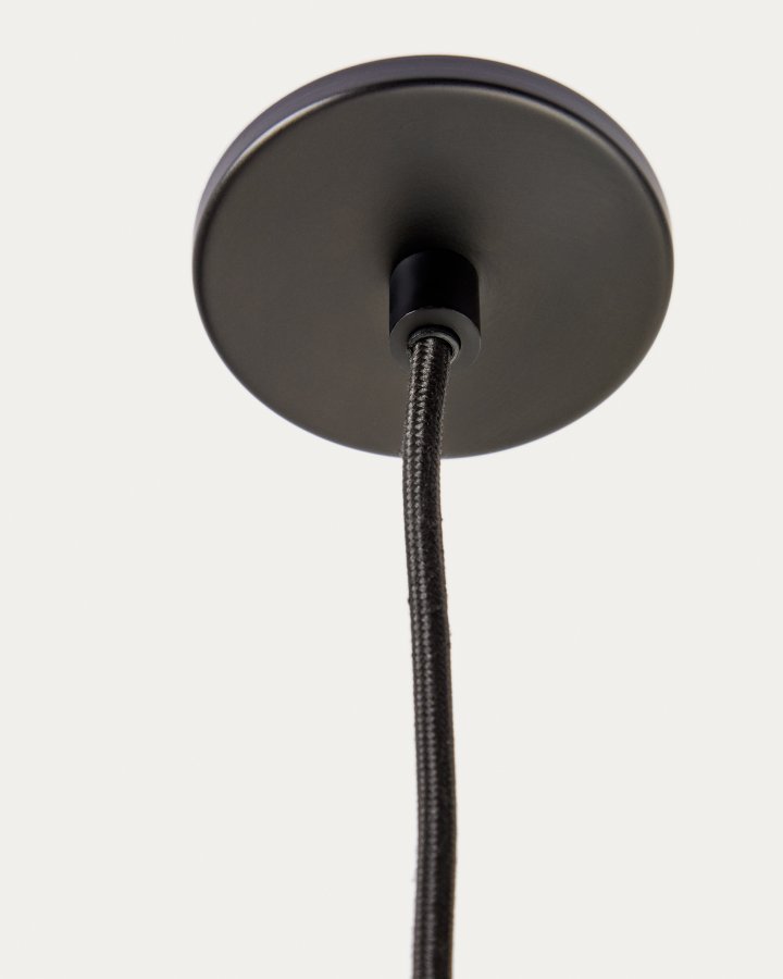 KAVE HOME Nuvira loftlampe - sort satin metal